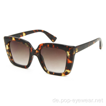 Vintage Sonnenbrille mit großem Rahmen für Damen